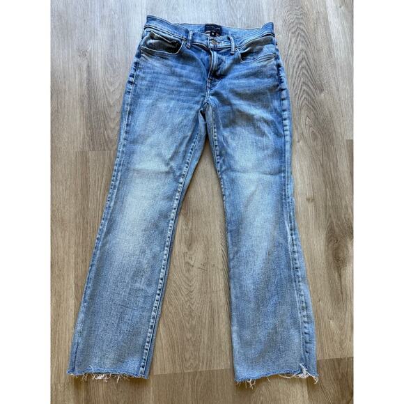 Lucky Brand Denim Jeans, Sweet Mid Rise Boot, Women's size 6/28A, Raw hem - Picture 1 of 7
